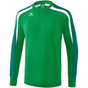 Erima Liga 2.0 Sweatshirt Kinderen - Smaragd / Evergreen / Wit | Maat: 116