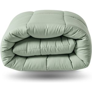 Zelesta - Wonderbed Natural Green - Dekbed - 140x200 - Katoen - Wasbaar - Hoesloos