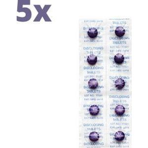 Tepe Plakverklikker Tabletten - 5 x 10 stuks - Voordeelverpakking