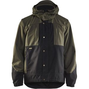 Blåkläder 4854-1977 Garden jas Ongevoerd Army Groen/Zwart maat XL