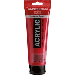 Acrylverf - #348 Permanentrood Purper - Amsterdam - 250 ml