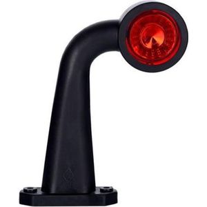 Krtopo Zijmarkeringslichten, 10 stuks, 12/24 V, aanhanger, hoek, zijverlichting, voor vrachtwagen, caravan (Geel