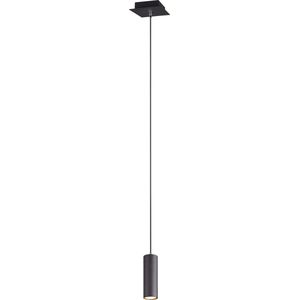 TRIO MARLEY Hanglamp - Zwart mat - excl. 1 x GU10 35W - Aanpasbaar in de hoogte