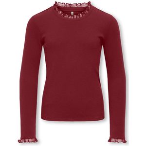 Kids ONLY - KogLeslie - Winter Top - Rood - Longsleeve