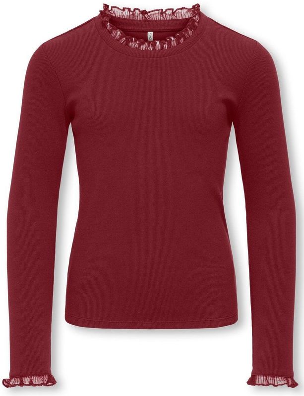 Kids ONLY - KogLeslie - Winter Top - Rood - Longsleeve