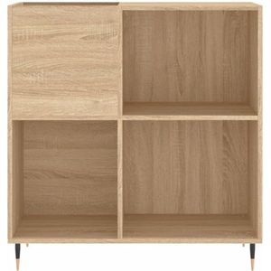 Thuys – Platenspeler Kast – Platenspeler Meubel – Ip Kast – 85 x 38 x 89cm – Sonoma Oak