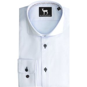 GENTS - Blumfontain uni - Katoen - Lichtblauw - Maat EU42/L