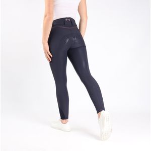 Hv Polo Rijbroek Hvpcecile Full Grip Donkerblauw - 36