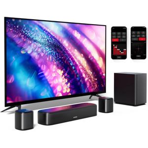 DailySupplies® Surround set Home Cinema - Speakers - Thuisbioscoop Set - Draadloos - Bluetooth - Zwart