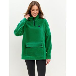 Cat by maniita lacitta Catflees - Oversized fleece sweatshirt met kattenborduurwerk