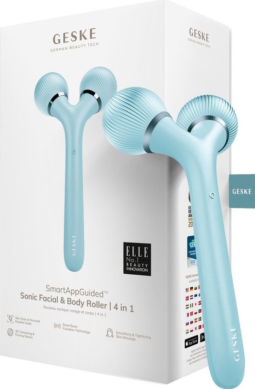 SmartAppGuided - Sonische Gezichts- en Lichaamsroller - 4 in 1 - Voor Alle Huidtypes