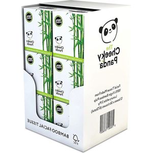 Papieren Zakdoeken Doos van Bamboe - Tissuedoos - 12 x 56 Stuks