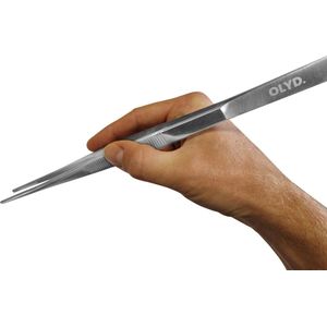 OLYD - Vleespincet - Keukenpincet - Barbecuepincet - RVS - 30 cm - Goede grip