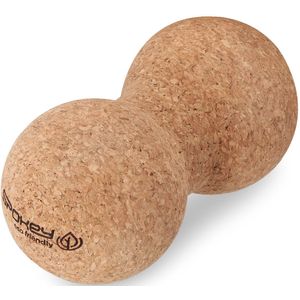 Spokey DOUBLE OAK Massagebal - Kurk - 16x8 cm