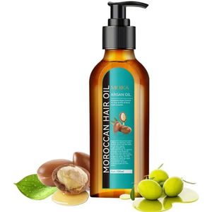 Marokkaanse - Argan Olie - 100ml - Geschikt voor Alle Haartypes - Hydraterende Formule