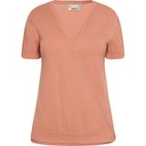 usha - Gebreide Trui - V-Ausschnitt - Katoenmix