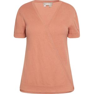 usha - Gebreide Trui - V-Ausschnitt - Katoenmix