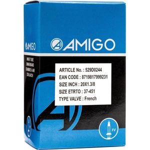 AMIGO Binnenband - 20 inch - ETRTO 37-451 - Frans ventiel