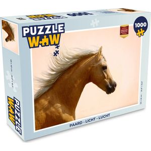 Puzzel Paard - Licht - Lucht - Legpuzzel - Puzzel 1000 stukjes volwassenen