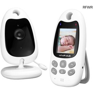 RFWR® Babyfoon met Camera en Audio, Draadloos met Nachtzicht, Temperatuurmonitoring en Vox-functie