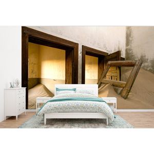 Zand - Architectuur - Woestijn - Deur - Behangpapier