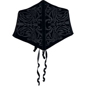 Punk Rave Goth Totem Retro Corset Dames Korset - zwart - M-L