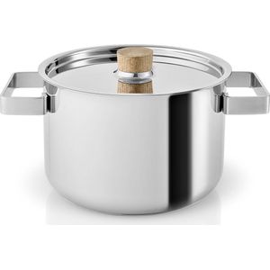 Eva Solo - Nordic Kitchen Stainless Steel Kookpan Ø 19.4 cm 3.0 Liter - Roestvast Staal - Zilver