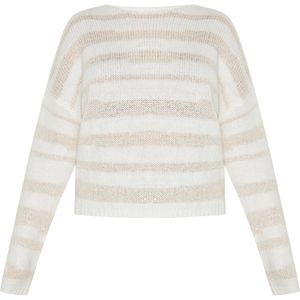 usha - Fashion Look Collection - Sweater - Met Stripes - Relaxed Fit