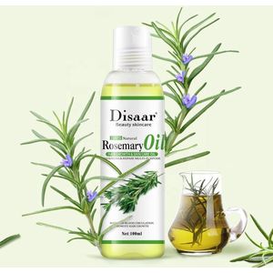 100% Rozemarijn Olie voor HUID en HAAR 100ml - Huidolie - Haarverzorging - Haargroei - Huidreparatie - Bodyoil
