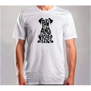 Paw and Kisses - T Shirt - Dog - DogLover - PuppyLove - DogLife - Hond - Hondenliefhebber - PuppyLiefde - Hondje