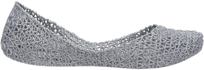 Melissa - Campana Papel Vii - Ballerina's - Zilver - Glitter
