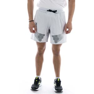 Korte Korte Under Armour Pantserprint Grijs Geweven - Sportwear - Volwassen