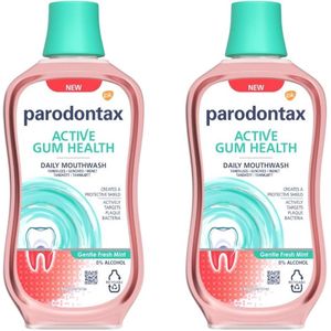 Parodontax Mondwater Active Gum Health Daily Mouthwash Gentle Fresh Mint 2 x 500 ml