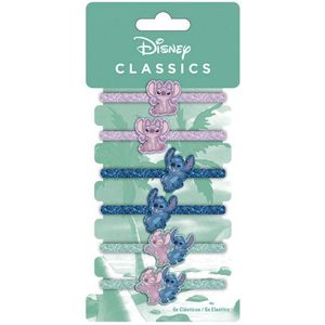 HAAR SET LILO & STITCH - 6 x DUNNE HAARELASTIEK