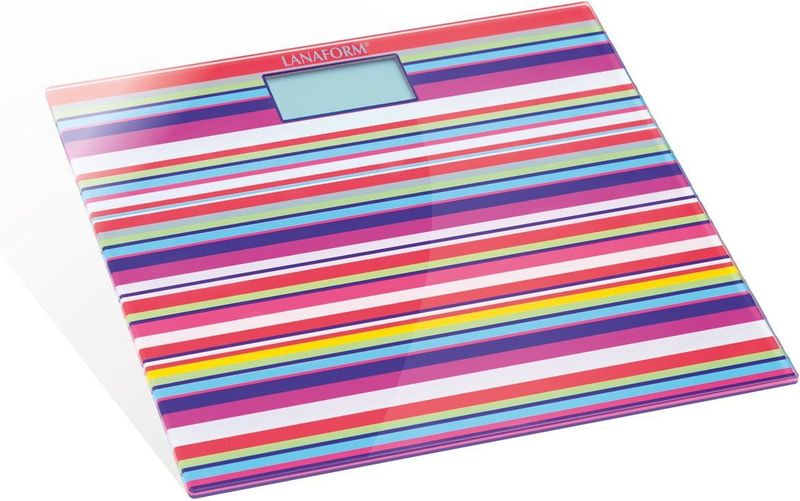 Lanaform - XL - Elektronische Weegschaal - Groot Formaat - 30x30 cm - Tot 150 kg