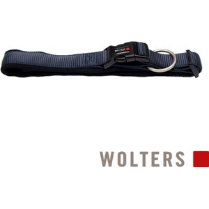Wolters Cat&Dog Wolters Professional Comfort Halsband Graphit/Zwart | GR.6 | 50-55cm x 35mm | Veilige sluiting | Anti-trekbelasting