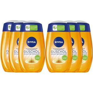 NIVEA - Natural Oil - Douche-Olie - 200 ml - Voordeelverpakking
