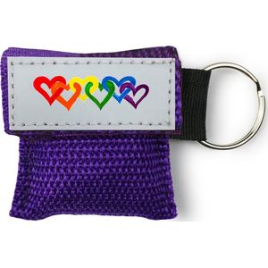 Kiss of Life - Beademingsmasker - Rainbow Love - Paars