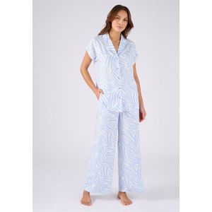 Damart - Pyjama van zuivere viscose - Dames - Blauw - 38-40 (S)