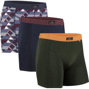Boxershorts - Grijs Gemêleerd - Katoenmix - Ademend - Comfortabele Pasvorm