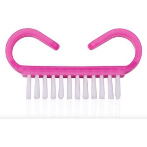 Nagelborstel - nagelborstel kunststof - Set van 3 - Solid - Roze