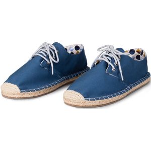 Kingdom of Wow – Espadrilles Sneakers Heren Retro Blauw - Maat 40