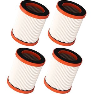 Elekiatech Steelstofzuiger HEPA Filter Accessoires - Set van 4 - alleen geschikt voor Elekiatech modellen XL-618A, XL-618Pro, SPXL01, SPXL02-1A