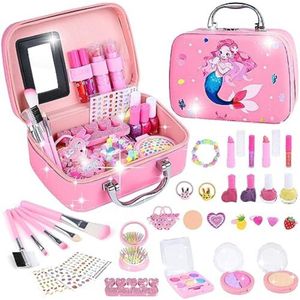 Lexium Make Up Koffer Meisjes - Make Up Koffer - Make Up Set Voor Meisjes - Make Up Koffer Kinderen - Make Up Meisjes