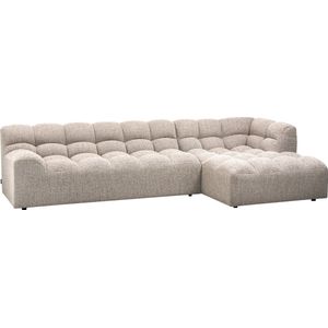 WOOOD Chaise Longue Rechts Allure - Polyester - Naturel - 79x324x165