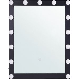 Beliani ODENAS - LED-spiegel - Zwart - IJzer