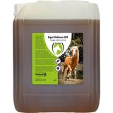Excellent Equi Zalmolie - Ondersteund de algemene gezondheid, bevordert het natuurlijke afweersysteem en ondersteund de gewrichtsfunctie -  Geschikt voor paarden - 5 Liter