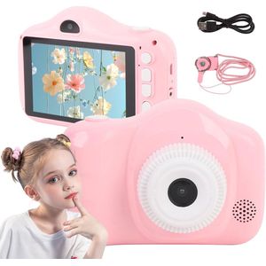 Digitale camera - Minicamera - 40 MP - 3,5-Inch HD-Scherm - met Autofocus - Timer - Roze