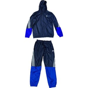 Adidas - Compleet Trainingspak - Blauw -  Maat L