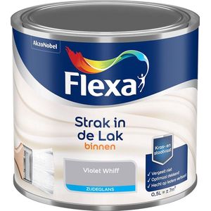 Flexa Strak in de Lak - Binnenlak - Zijdeglans - Violet Whiff - 500 ml